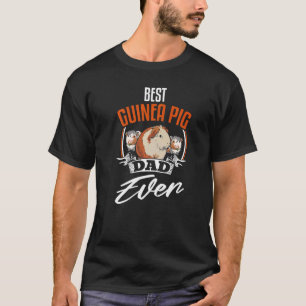 Mens Best Guinea Pig Dad Ever Animal Guinea Pig T-Shirt
