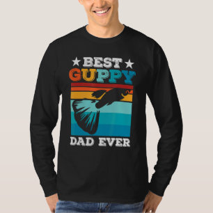 Mens Best Guppy Dad Ever   Aquarium Fish Keeper Gu T-Shirt