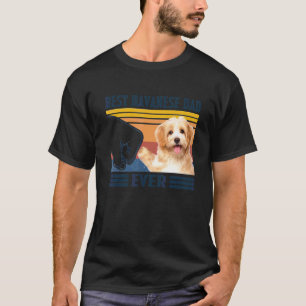 Mens Best Havanese Dad Ever Dog Father's Day T-Shirt
