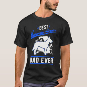 Mens Best Hollandse Herder Dad Ever Hollandse Herd T-Shirt