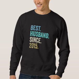Mens Best Husband Since 2015 7th Wedding Anniversa Sweatshirt