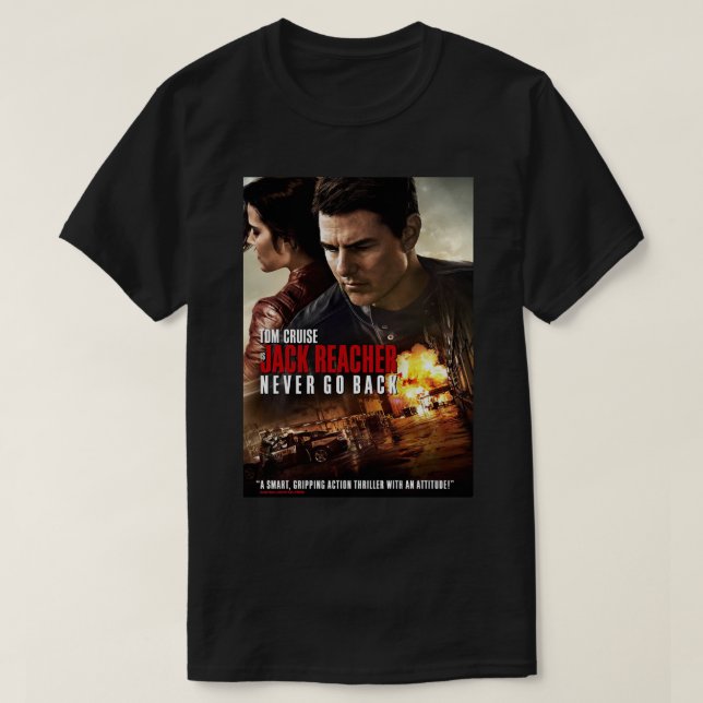 Mens Best Jack Reacher Tv Series Graphic Tees (Design Front)