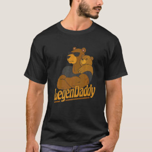 Mens Best Legendaddy Bear With Son Daughter Dad Pa T-Shirt