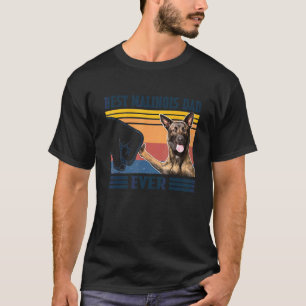 Mens Best Malinois Dad Ever Dog Father's Day T-Shirt