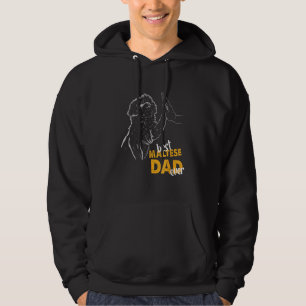 Mens Best Maltese Dad Ever Maltese Dad Maltese Dog Hoodie