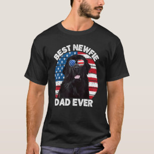 Mens Best Newfie Dad Ever 4th Of July Newfoundland T-Shirt