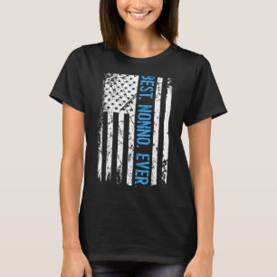 Mens Best Nonno Ever Us American Flag For Father' T-Shirt