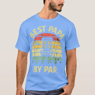Mens Best Papa By Par Disc Golf Golfer Player Funn T-Shirt