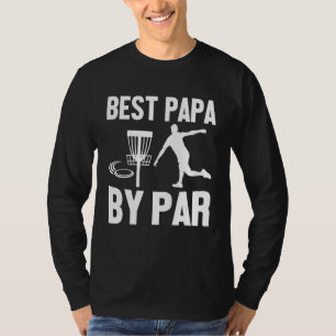 Mens Best Papa By Par  Fathers Day Papa Dad Popa D T-Shirt