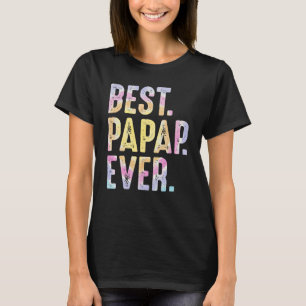 Mens Best Papap Ever From Grandchildren Fathers Da T-Shirt