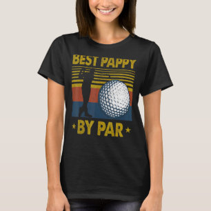 Mens Best Pappy By Par  Disc Golf  For Men Father' T-Shirt