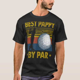 Mens Best Pappy By Par  Disc Golf  For Men Father' T-Shirt