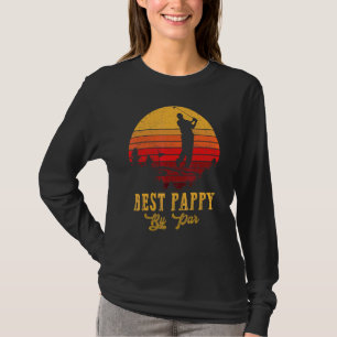Mens Best Pappy By Par Father's Day Golf Golfing 3 T-Shirt