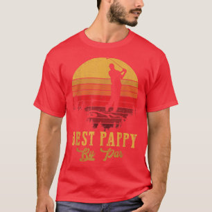 Mens Best Pappy By Par Father's Day Golf Golfing T-Shirt