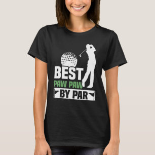 Mens Best Paw Paw By Par Golf Grandpa Mens Fathers T-Shirt