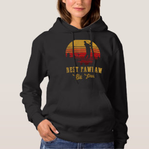 Mens Best Pawpaw By Par Father S Day Golf Golfer T Hoodie