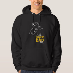 Mens Best Pinscher Dad Ever Doberman Dad Doberman Hoodie