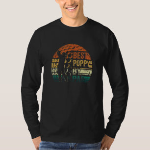 Mens Best Poppy By Par Retro Father's Day  Golf T-Shirt