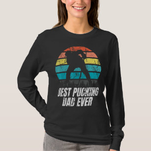 Mens Best Pucking Dad Ever - Ice Hockey Dad T-Shirt
