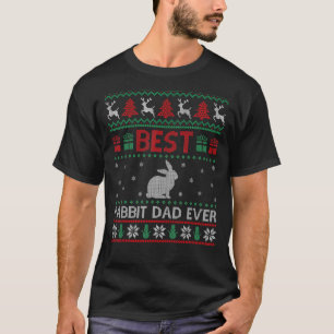 Mens Best Rabbit Dad Ever Group Matching Rabbit Da T-Shirt