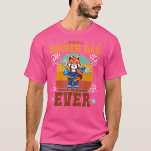 Mens Best Roofer Dad Ever Roofing Tiler Father's T-Shirt