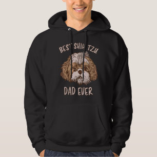 Mens Best Shih Tzu Dad Ever Dog Shih Tzu Dog Shih Hoodie