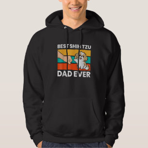 Mens Best Shih Tzu Dad Ever  Shih Tzu Hoodie