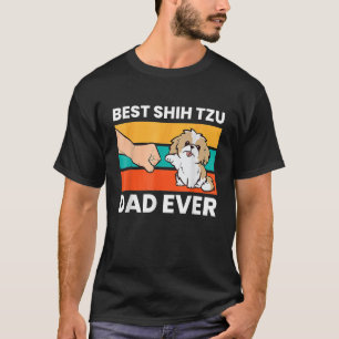 Mens Best Shih Tzu Dad Ever Shih Tzu T-Shirt