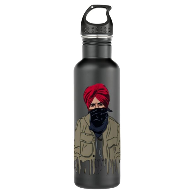 Mens Best Sidhu Indian Moose Singer Wala Songwrite 710 Ml Water Bottle (Front)