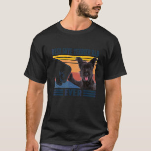 Mens Best Skye Terrier Dad Ever Dog Father's Day T-Shirt