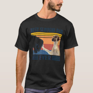 Mens Best Sloughi Dad Ever  Dog  Father's Day T-Shirt