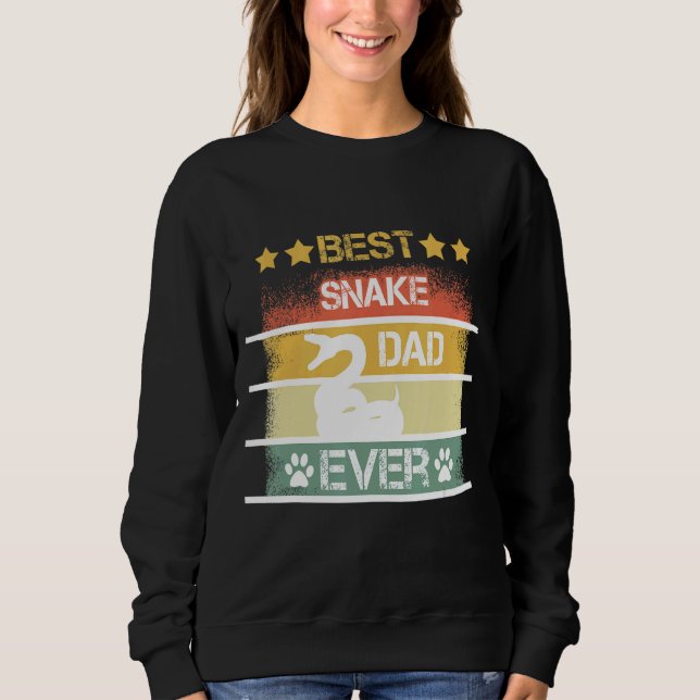 Mens Best Snake Dad Ever Sweatshirt (Front)
