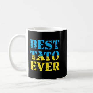 Mens Best Tato Ever Ukraine Fathers Day Ukrainian  Coffee Mug