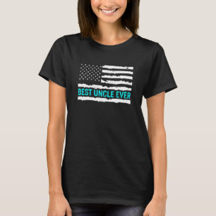 Mens Best Uncle Ever Us American Flag Outfit For F T-Shirt