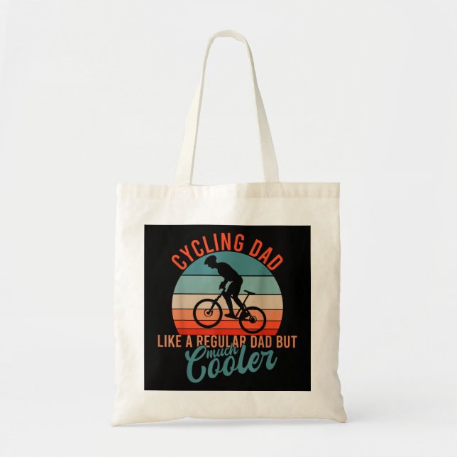 Mens Bicycle mountain bike Father's Day cycling  Tote Bag (Front)