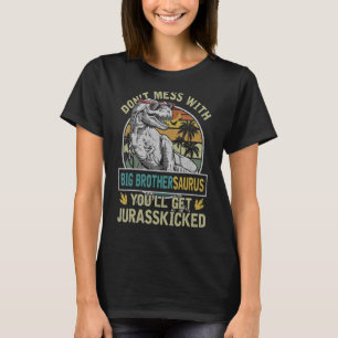 Mens Big Brother Rex Saurus Papasaurus Dinosaurs F T-Shirt