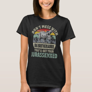Mens Big Brother Rex Saurus Papasaurus Dinosaurs F T-Shirt