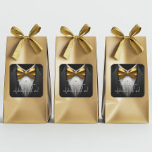 Mens Black Gold Tuxedo Birthday Party