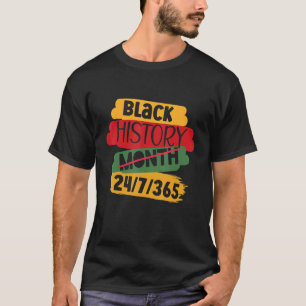 Mens Black History Month 247365 African American P T-Shirt