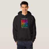 Mens Black Hoodie Image Logo Text Here Template (Front Full)