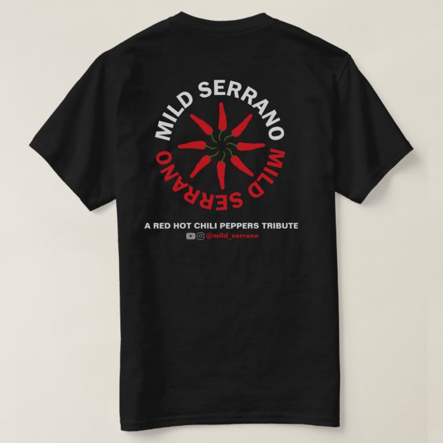 Men's Black Mild Serrano Shirt (Design Back)