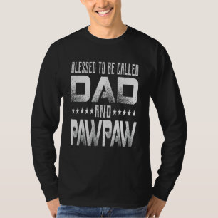 Mens Blessed To Be Called Pawpaw Vintage Pawpaw Fa T-Shirt