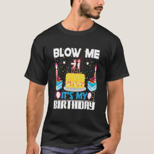 Mens Blow Me I'm 71 My Birthday Gag Present   Sayi T-Shirt
