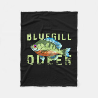 Mens bluegill queen bream brim copper nose gream fleece blanket