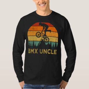Mens Bmx Cycling  Vintage Retro Bmx Uncle Father's T-Shirt