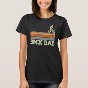 Mens  Bmx Dad Vintage Style Cycling Bmx Rider Fath T-Shirt