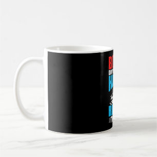 Mens boat rider drag boating boat racer driver coffee mug