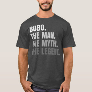 Mens Bobo The Man The Myth The Legend Grandpa T-Shirt