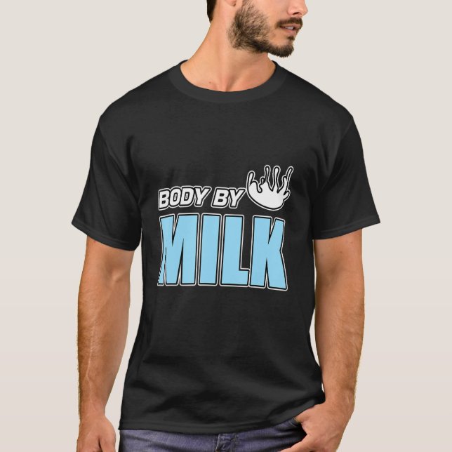 Mens Body By Milk   Strawberry Chocolate Shake Mat T-Shirt (Front)
