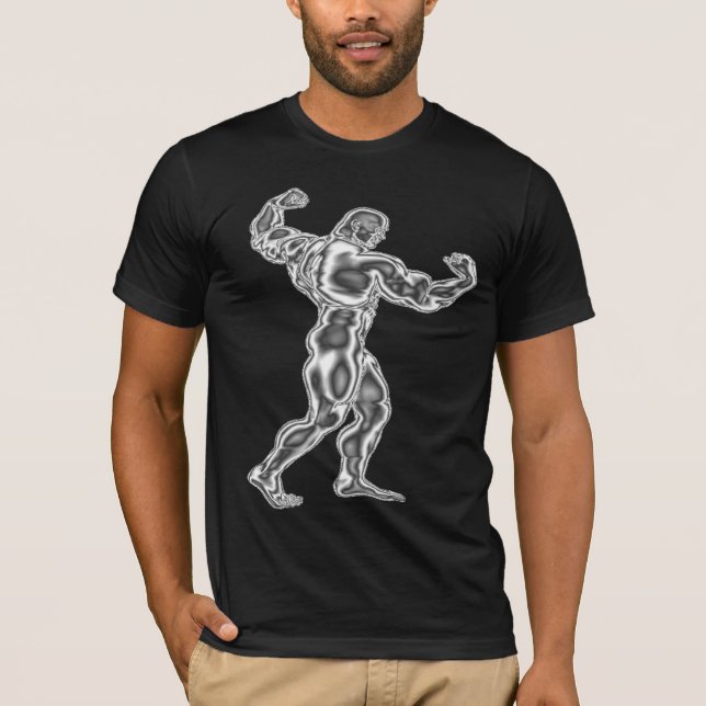 Mens Bodybuilding Pose T-Shirt (Front)